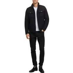 Wool Blend Cold Weather Trucker Jacket