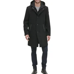 Wool Blend Midi Jacket