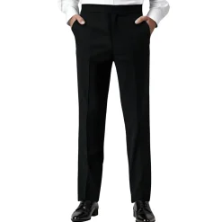 Wool Straight Leg Pants