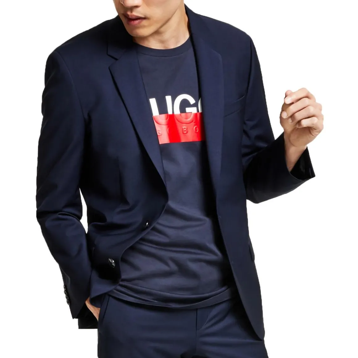 Wool Two-Button Blazer