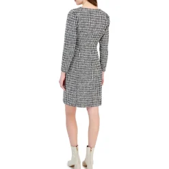 Woven Above Knee Sweaterdress