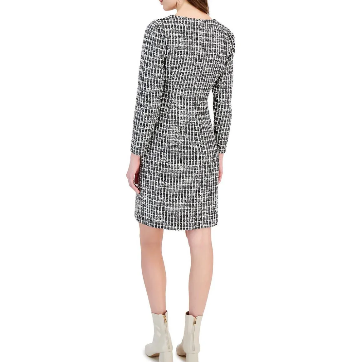Woven Above Knee Sweaterdress