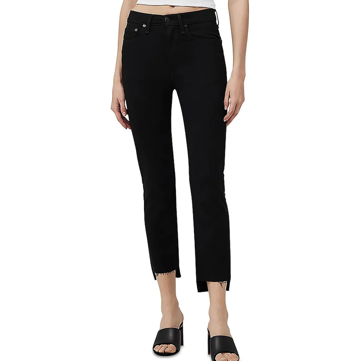 Wren High Rise Slim Straight Leg Jeans