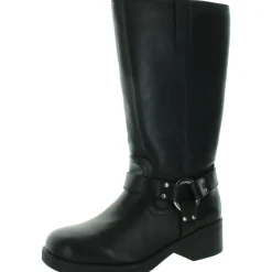 WS11139W Buckle Mid-Calf Boots