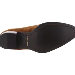 Wyatt Leather Chelsea Boots Block Heel Suede Chelsea Boots