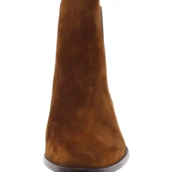 Wyatt Leather Chelsea Boots Block Heel Suede Chelsea Boots