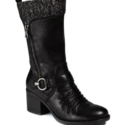 Wylla Casual Round Toe Mid-Calf Boots