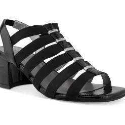 Yahnnie Strappy Slingback Block Heel