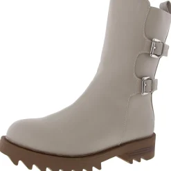 Yasmine Comfort Insole Metallic Mid-Calf Boots