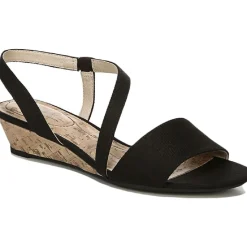 Yasmine Strappy Slip On Wedges