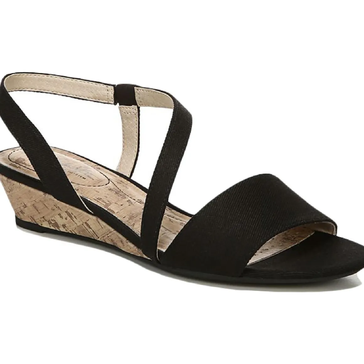 Yasmine Strappy Slip On Wedges