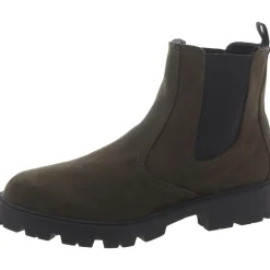 Yullon 2 Faux Suede Pull On Chelsea Boots