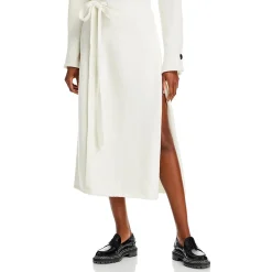 Zadie Solid Knit Wrap Skirt