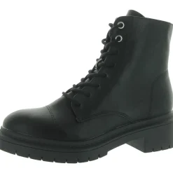 Zahara Zip Up Lug Sole Combat & Lace-Up Boots