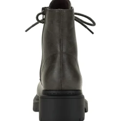 Zahara Zip Up Lug Sole Combat & Lace-Up Boots