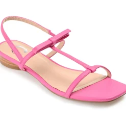 Zaidda Faux Leather Slip On Strappy Sandals