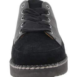 ZAINA Lace-Up Leather Casual And Fashion Sneakers