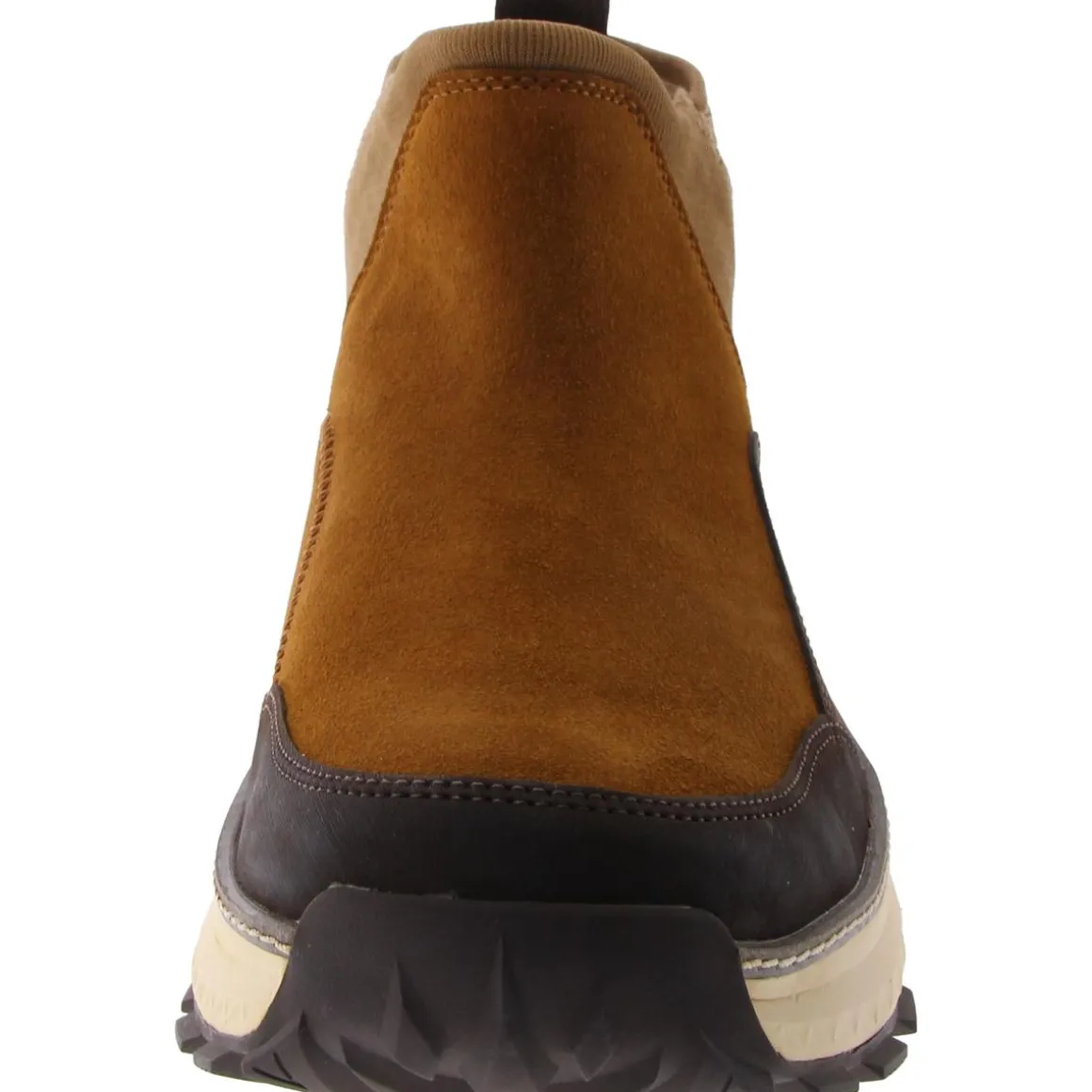 5ZG EXPLORE Faux Suede Round toe Chelsea Boots