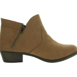 Zip Up Casual Booties