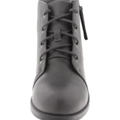 Zip Up Round Toe Booties