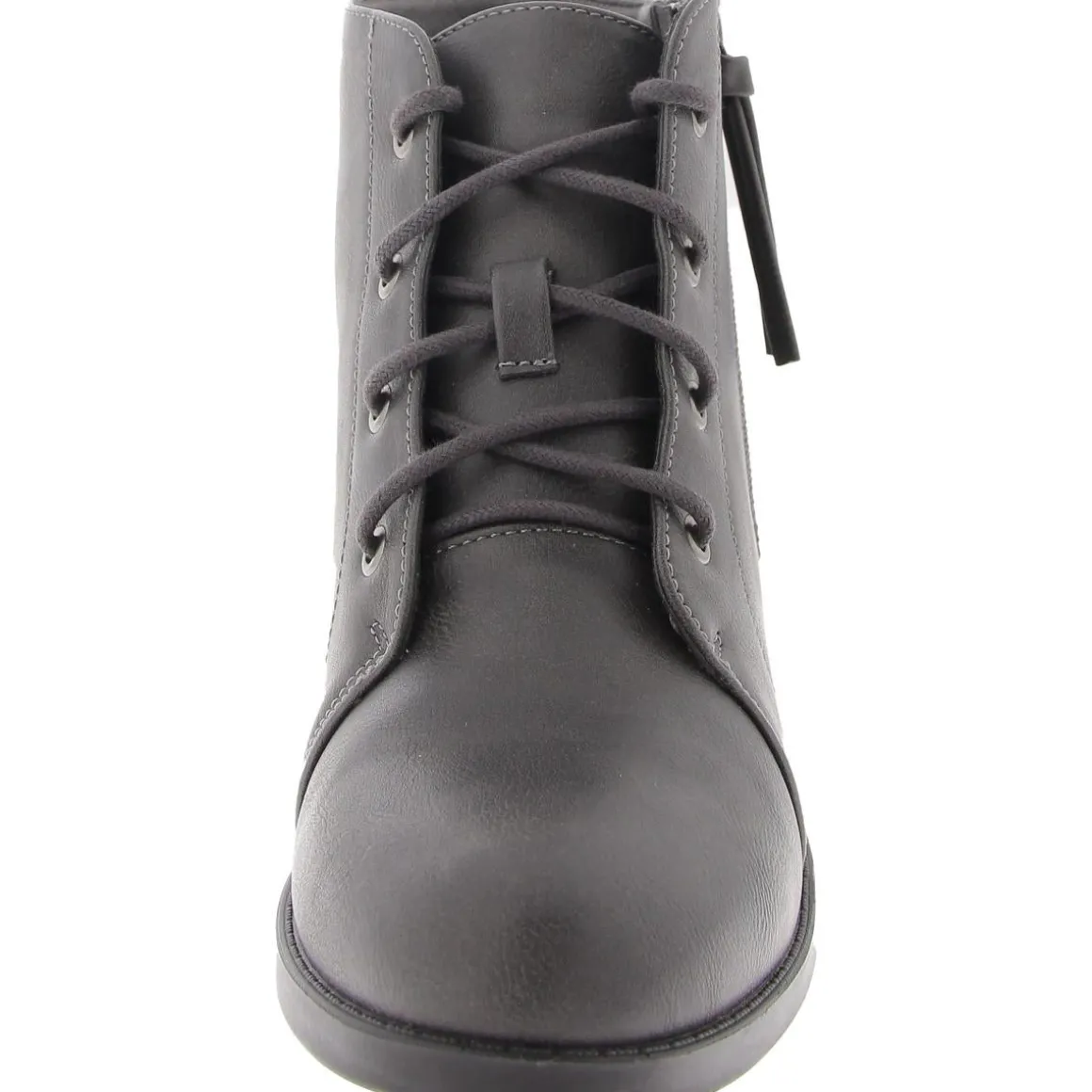 Zip Up Round Toe Booties