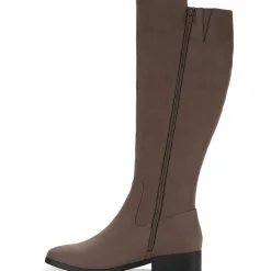 Zipper Knee-High Boots