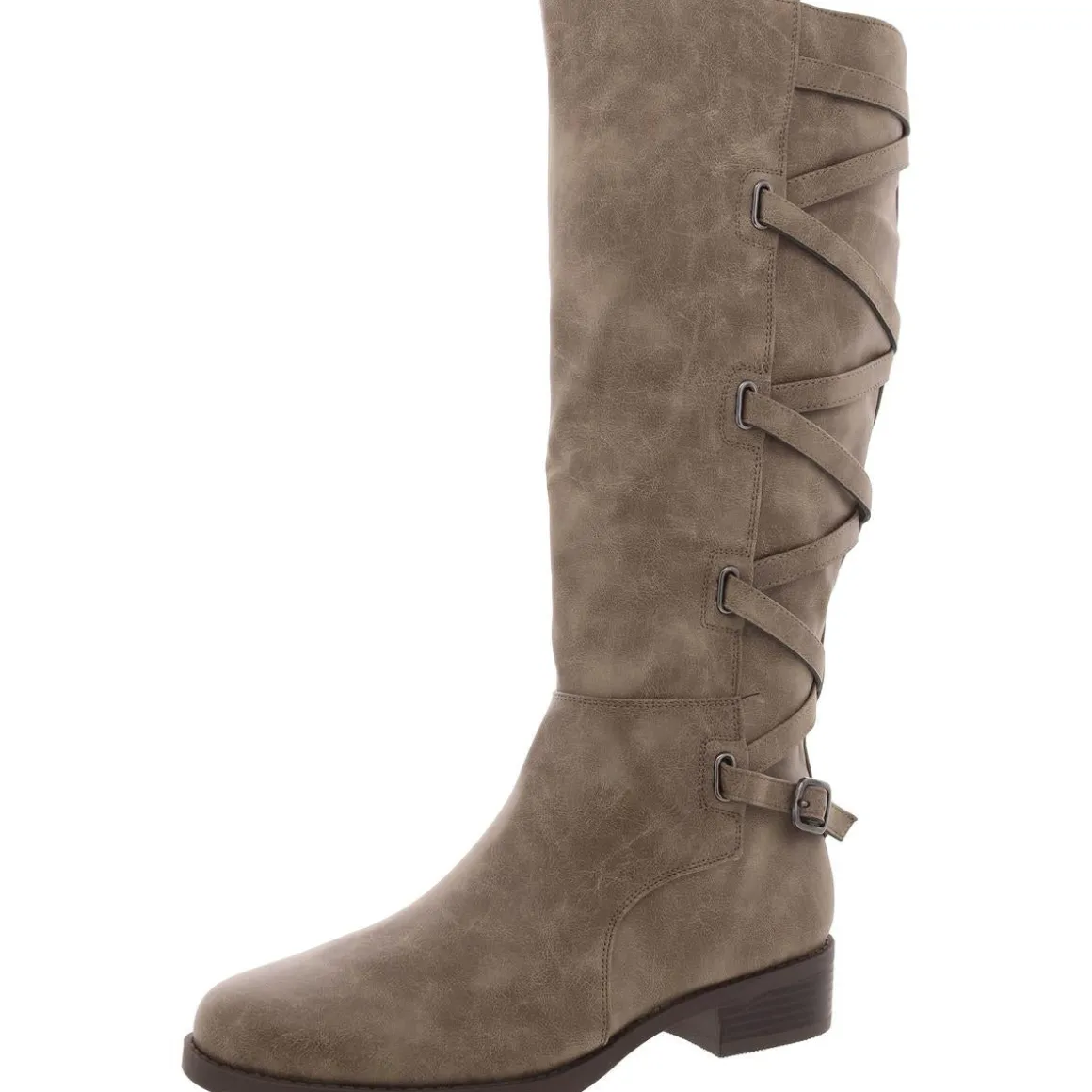 Zipper Mid-Calf Boots