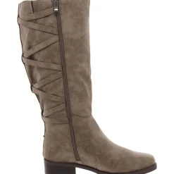 Zipper Mid-Calf Boots