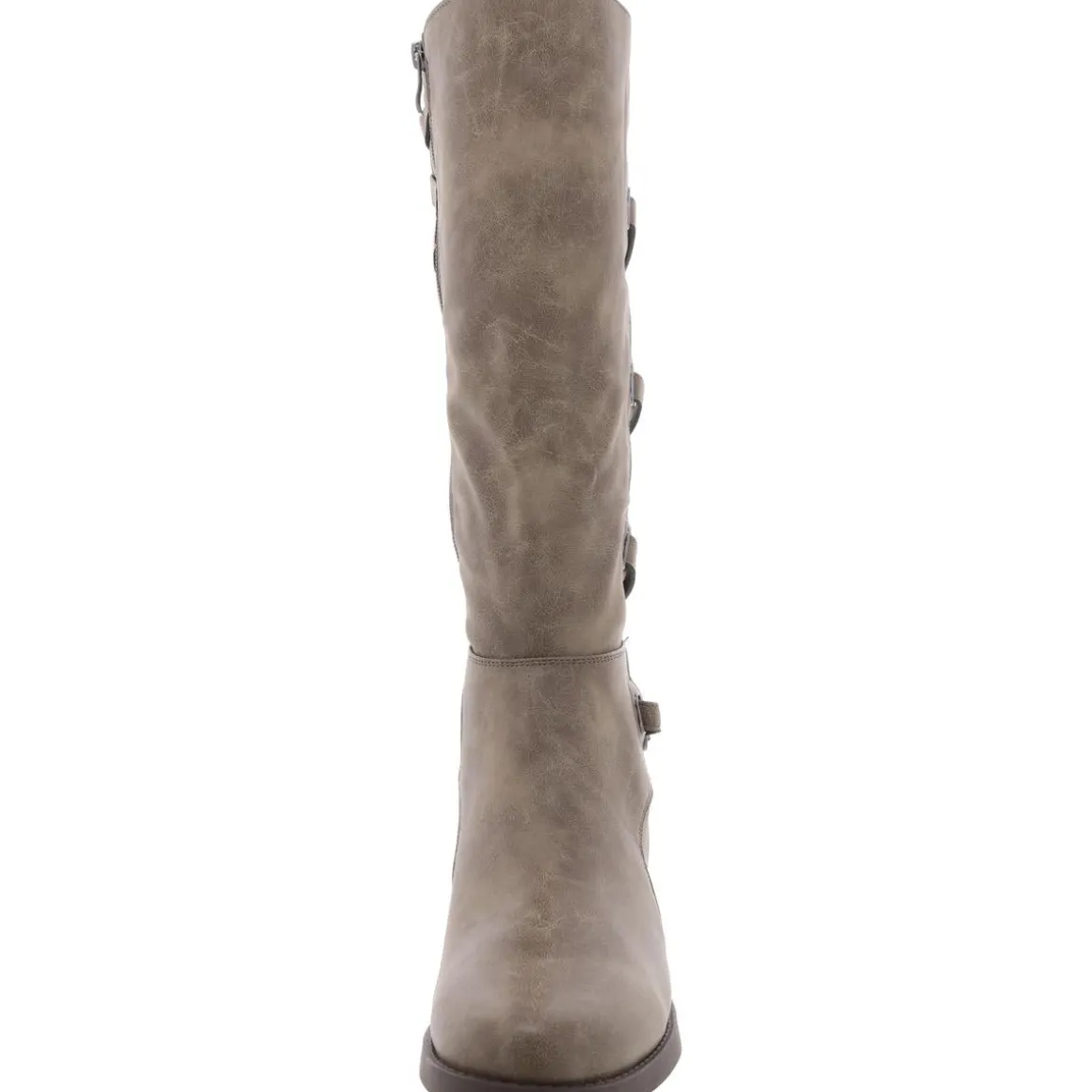 Zipper Mid-Calf Boots