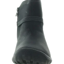 Zipper Faux Leather Booties