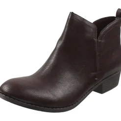 Zipper Faux Leather Booties
