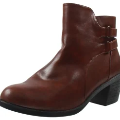 Zipper Faux Leather Booties