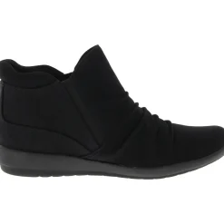 Zipper Faux Suede Ankle Boots