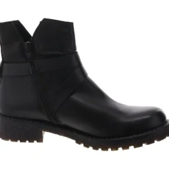 Zipper Leather Booties