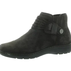 Zipper Leather Booties