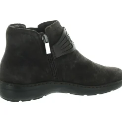 Zipper Leather Booties