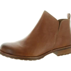 Zipper Leather Booties