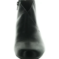 Zipper Leather Booties