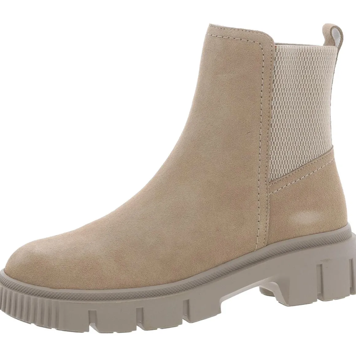 Zipper Leather Chelsea Boots