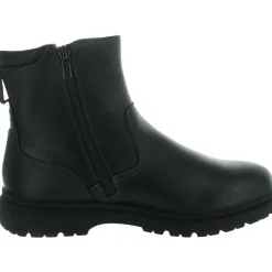 Zipper Leather Chukka Boots