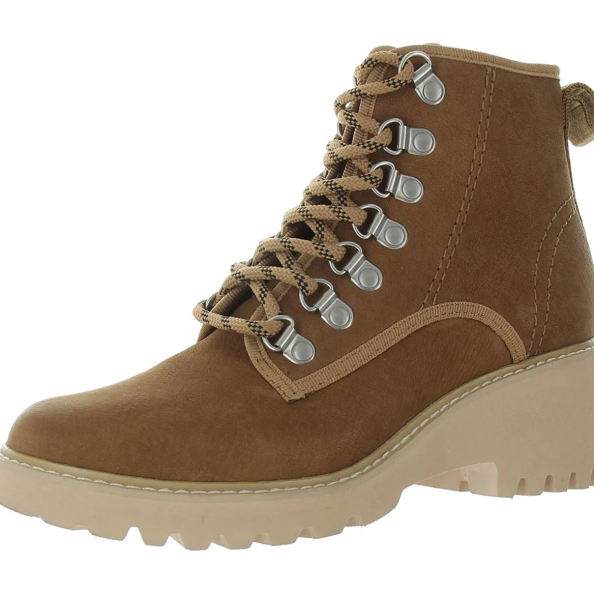 Zipper Leather Combat & Lace-Up Boots