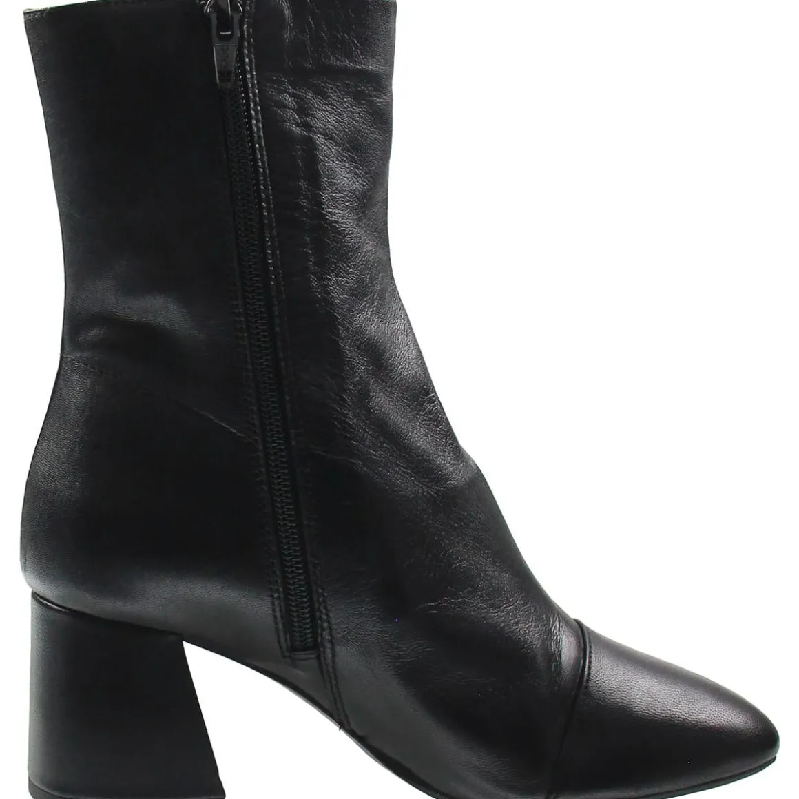 Zipper Mid-Calf Boots