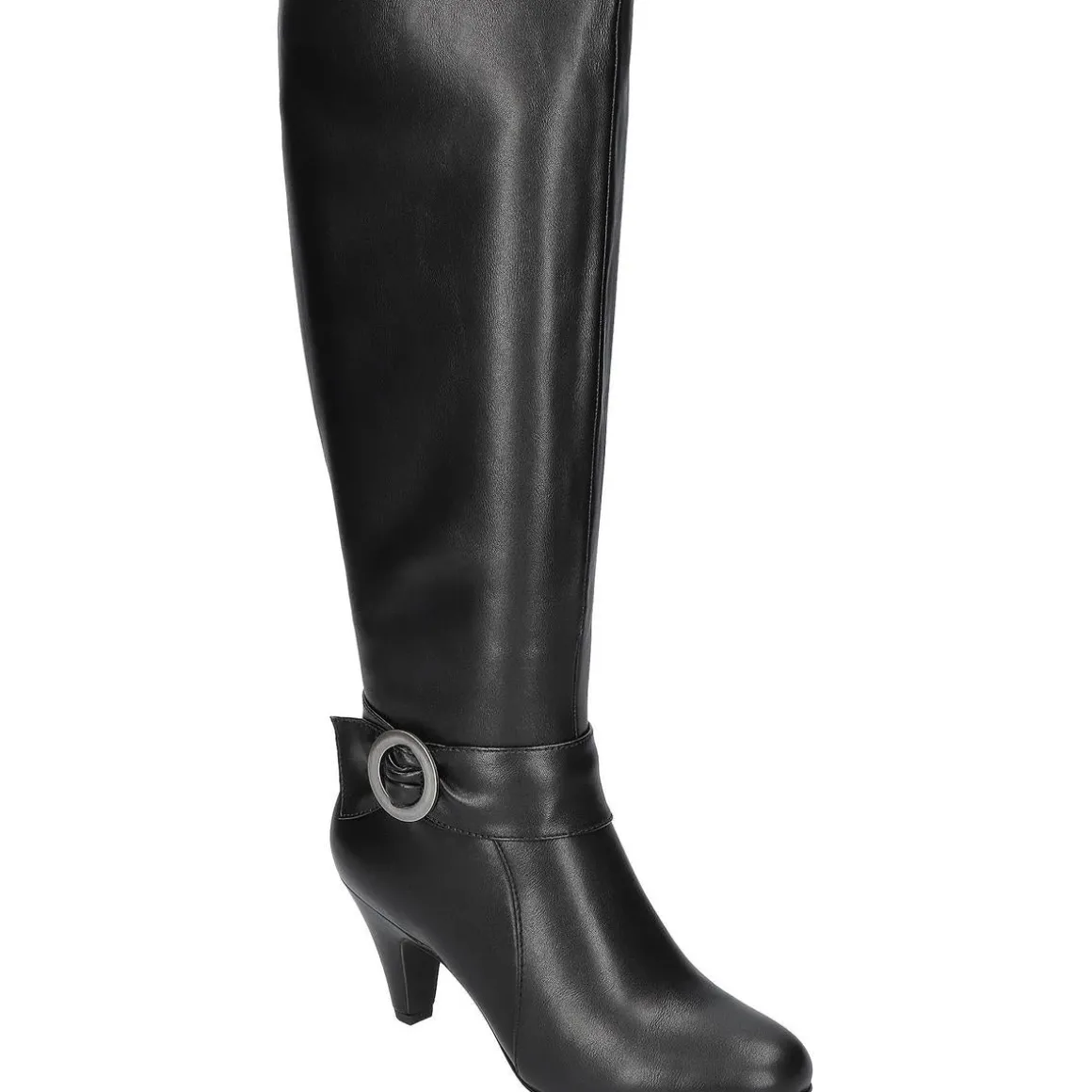 Zipper Mid-Calf Boots