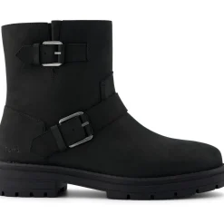 Zipper Nubuck Ankle Boots