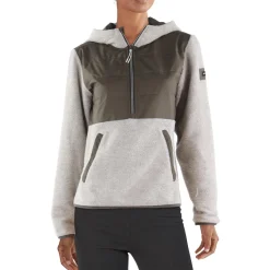 Zipper Nylon Sweatshirt