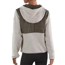 Zipper Nylon Sweatshirt