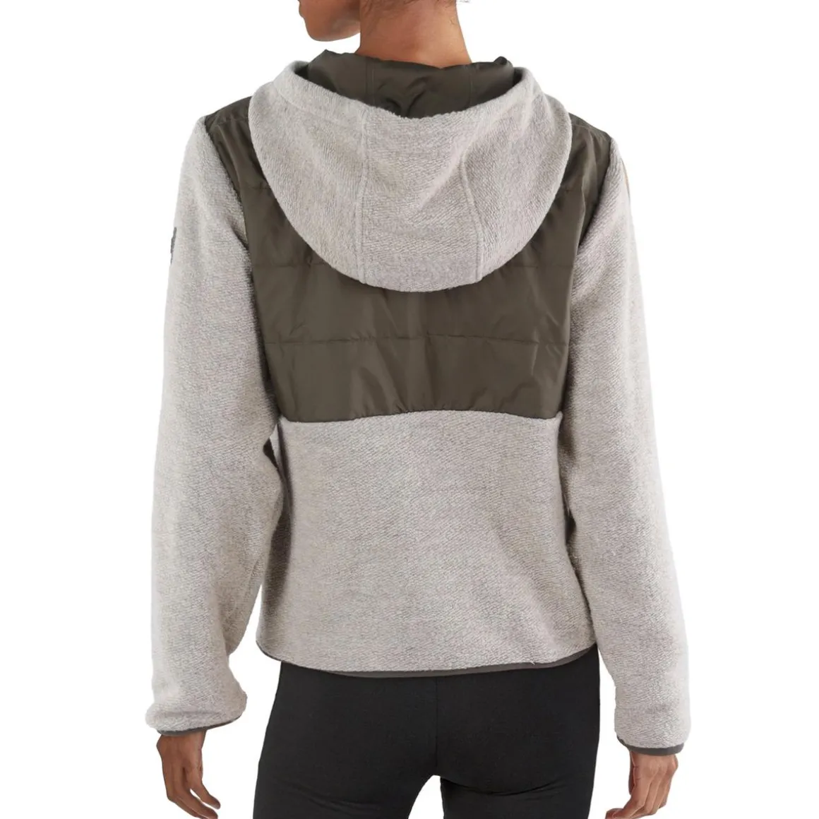 Zipper Nylon Sweatshirt