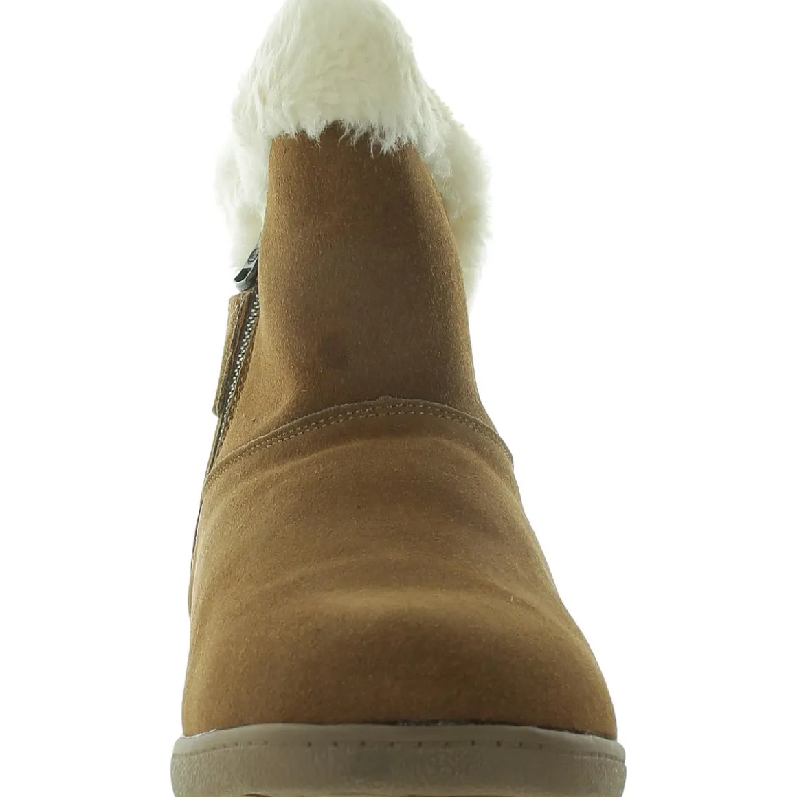 Zipper Suede Winter & Snow Boots