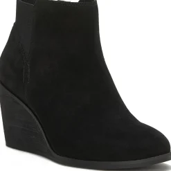 zorlina Leather Ankle Boot Wedge Boots