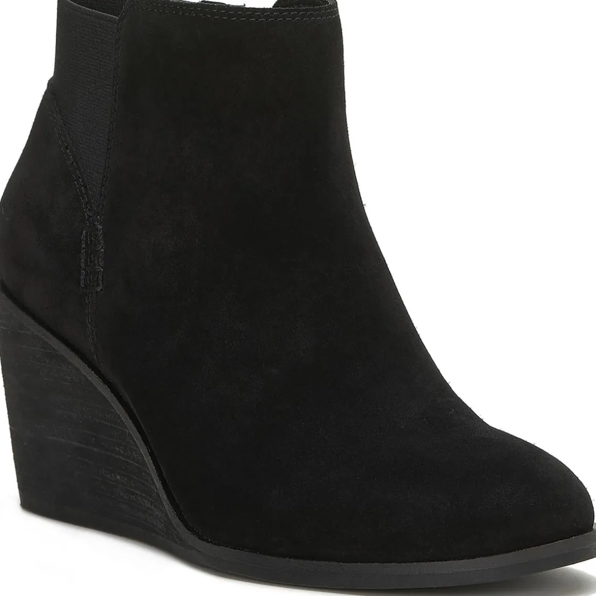 zorlina Leather Ankle Boot Wedge Boots